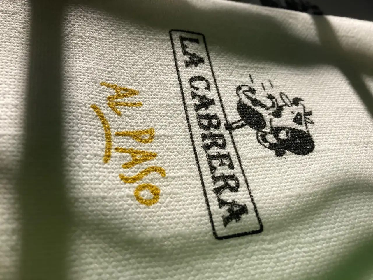 Servilleta con logotipo impreso, trabajo GRAFITEX